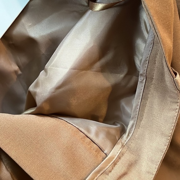 NWT Pure Coll. Slim Leg Wool-Blend Pant Camel 2P - Picture 8 of 9